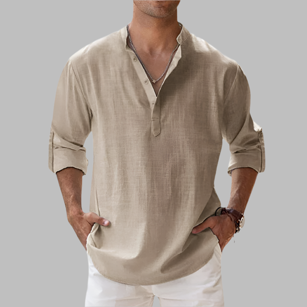 Camicia estiva da uomo vestibilità comoda