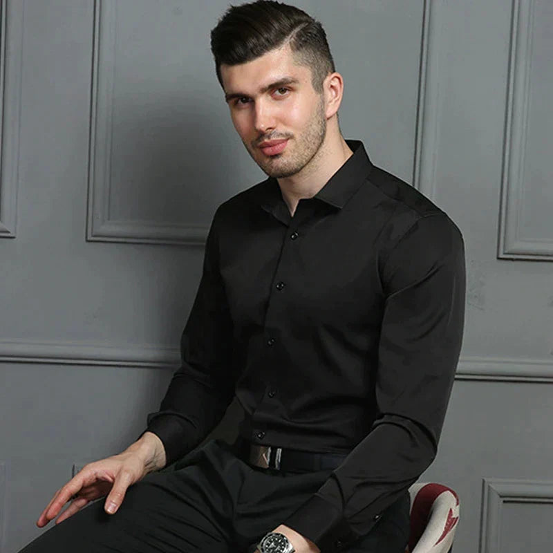 Camicia stretch da uomo – Camicia comoda e super elasticizzata