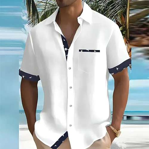 Camicia traspirante a maniche corte per l'uso quotidiano