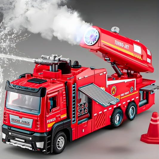 Camion dei Pompieri Giocattolo Realistico per Bambini con Luci e Suoni