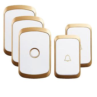 Campanello da Casa Senza Fili Impermeabile con Indicatore LED Lampeggiante – Facile Installazione, Volume Regolabile e 36 Melodie