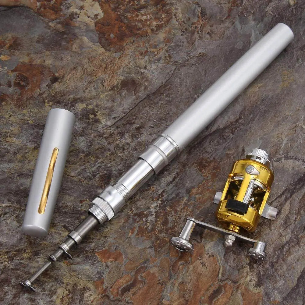 Canna da pesca tascabile – Pesca compatta senza attrezzatura ingombrante