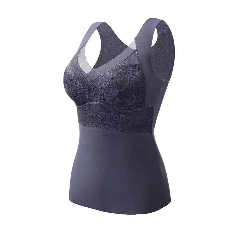 Canotta termica con reggiseno integrato