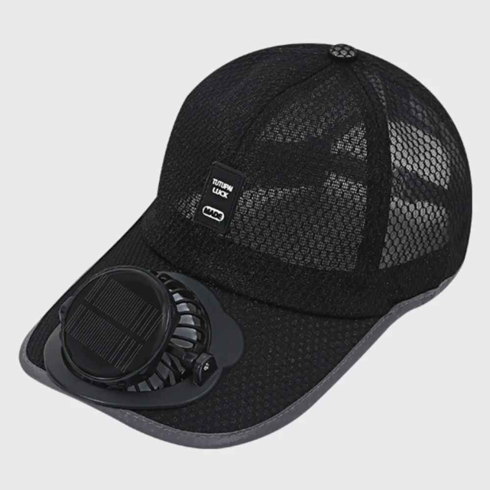 Cappello da Outdoor Elegante con Ventola 2 in 1