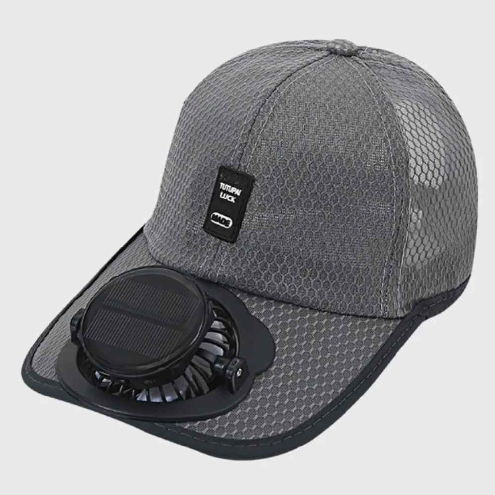 Cappello da Outdoor Elegante con Ventola 2 in 1