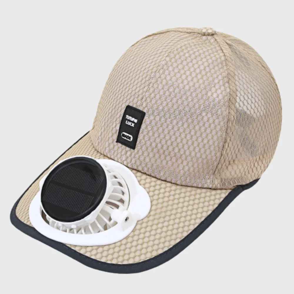 Cappello da Outdoor Elegante con Ventola 2 in 1