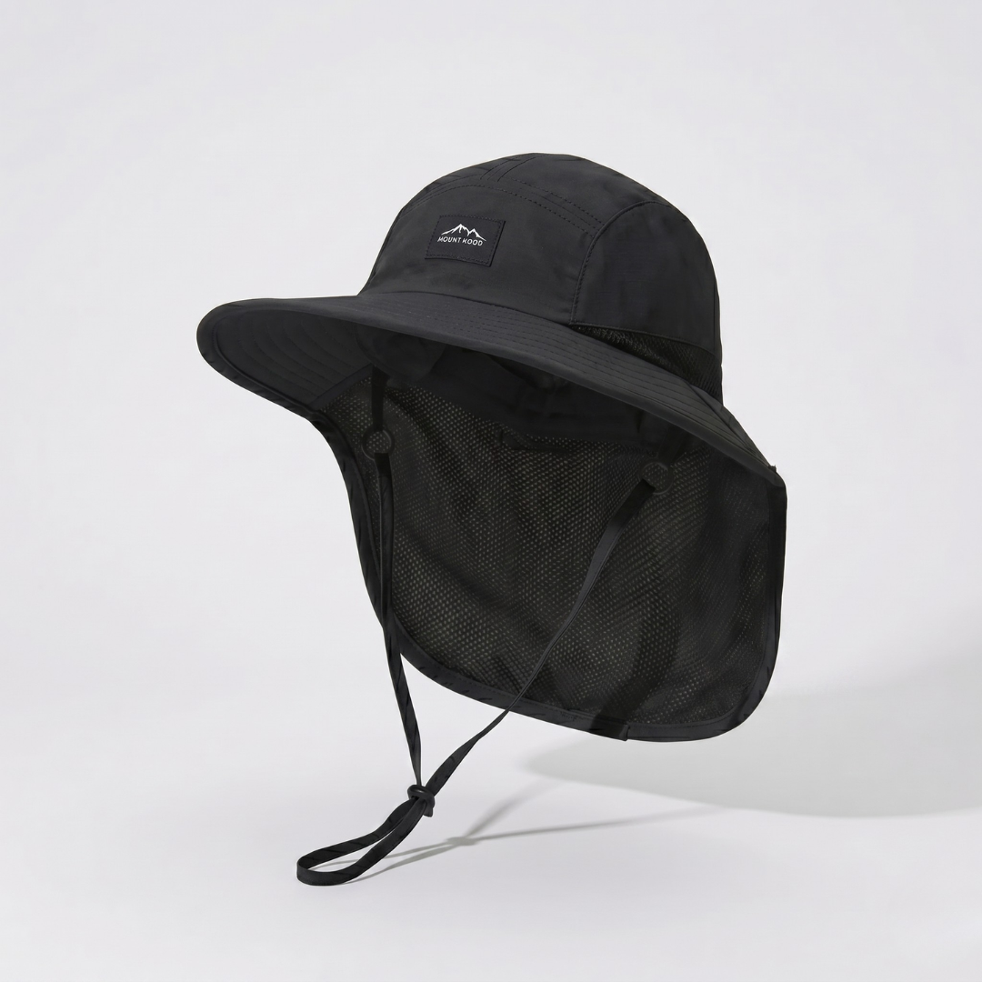 Cappello da sole a tesa larga con protezione per il collo