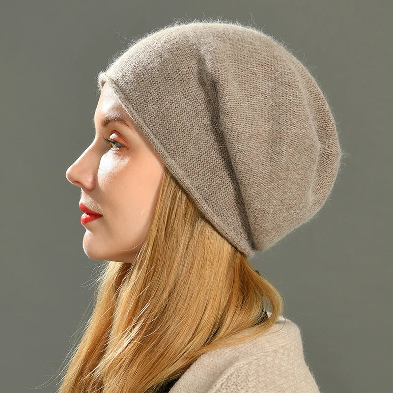 Cappello in lana e cashmere