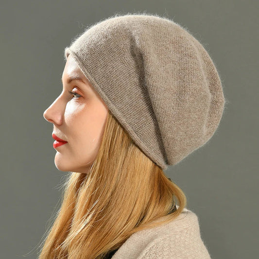 Cappello in lana e cashmere