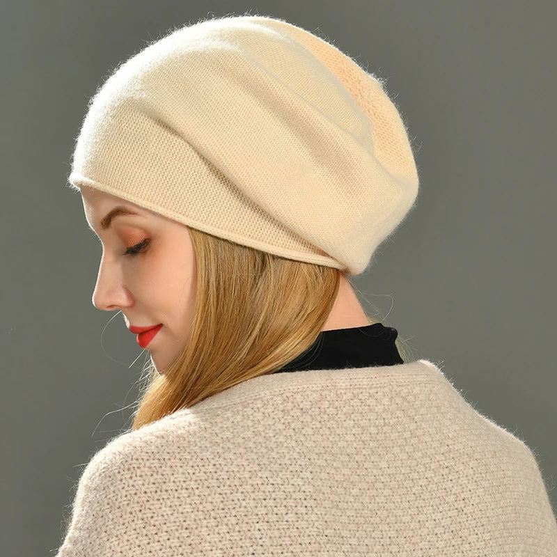 Cappello in lana e cashmere