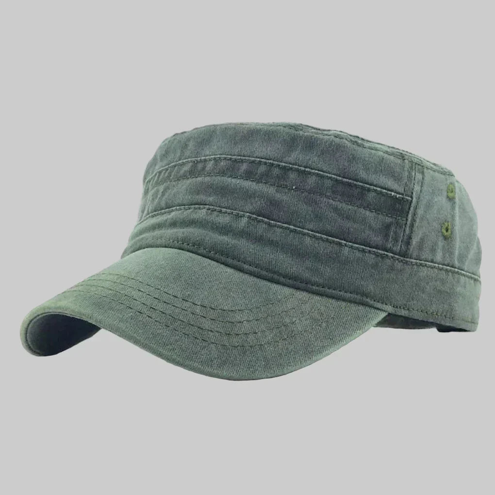 Cappello Militare da Uomo in Stile Retro – Stile Militare Classico con Dettagli Moderni