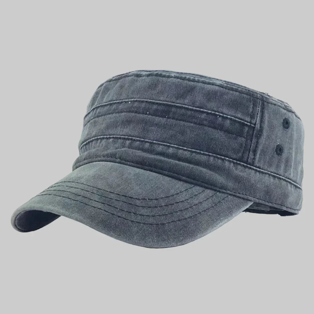 Cappello Militare da Uomo in Stile Retro – Stile Militare Classico con Dettagli Moderni