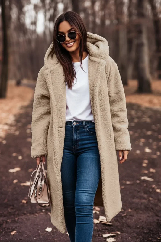 Cappotto con cappuccio