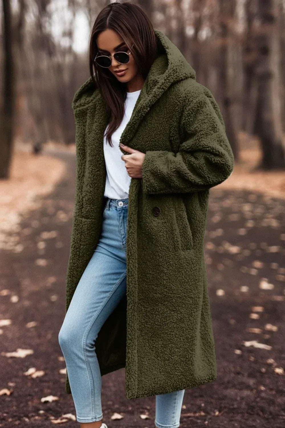 Cappotto con cappuccio