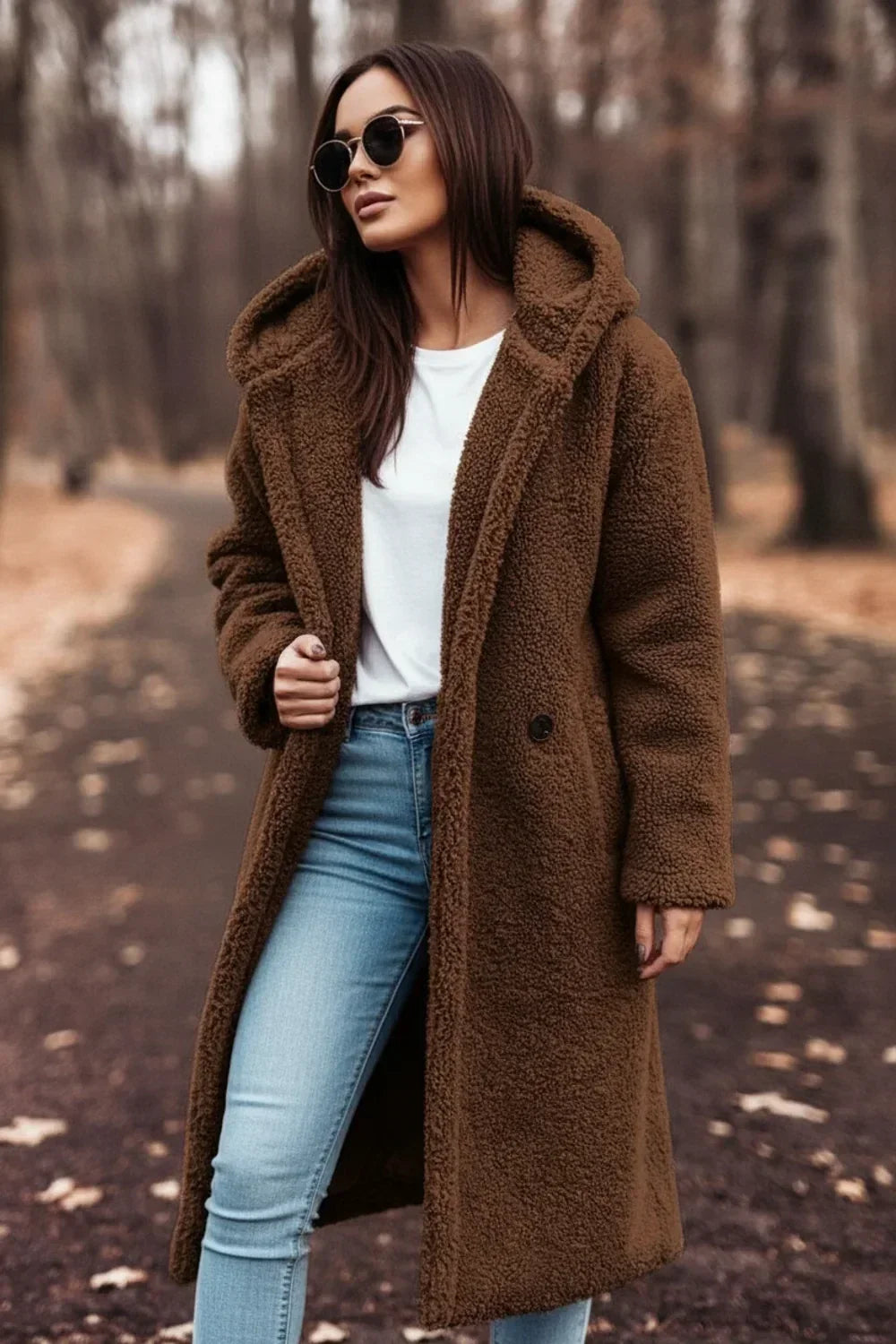 Cappotto con cappuccio