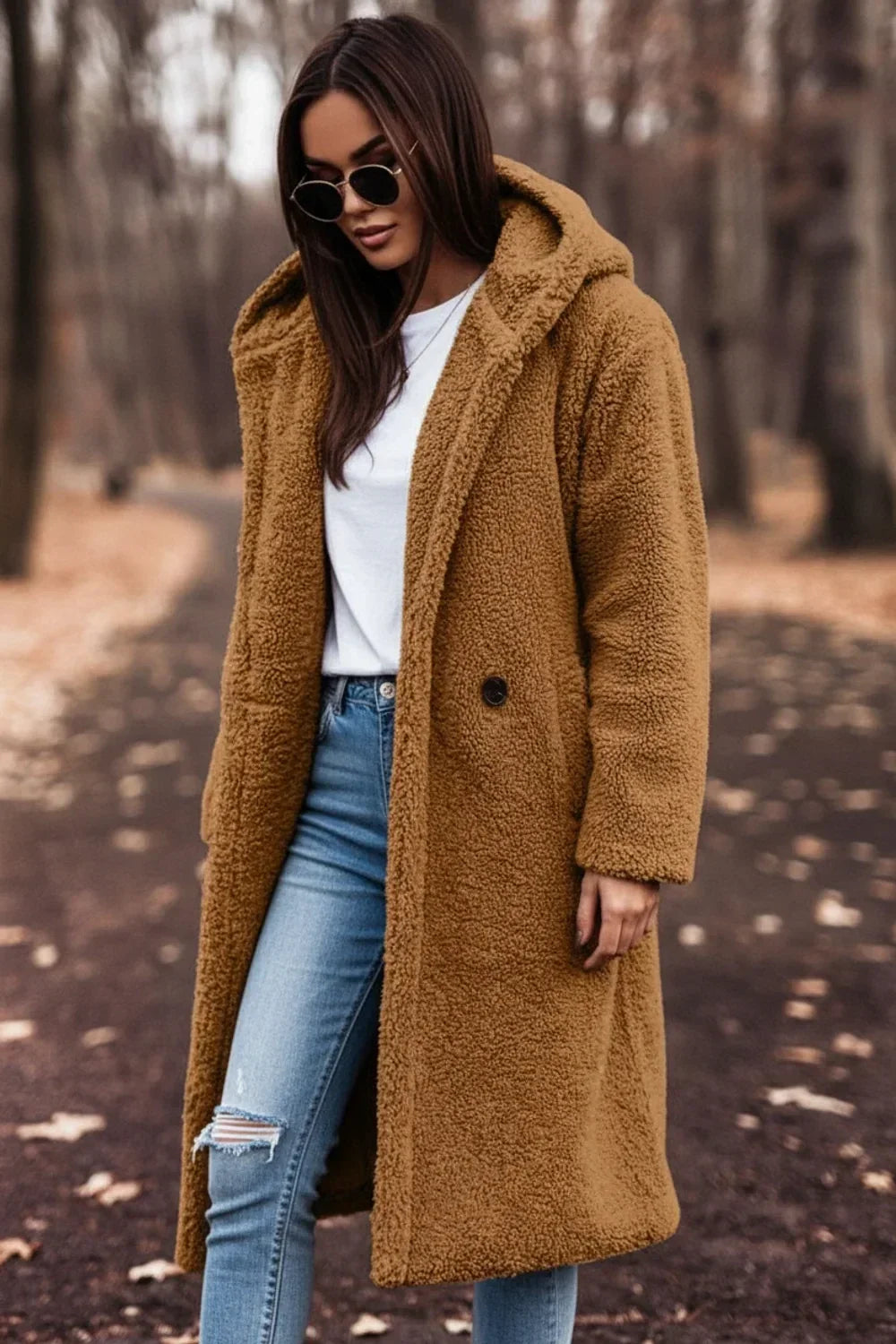 Cappotto con cappuccio
