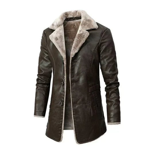 Cappotto Corto da Uomo con Colletto in Sherpa