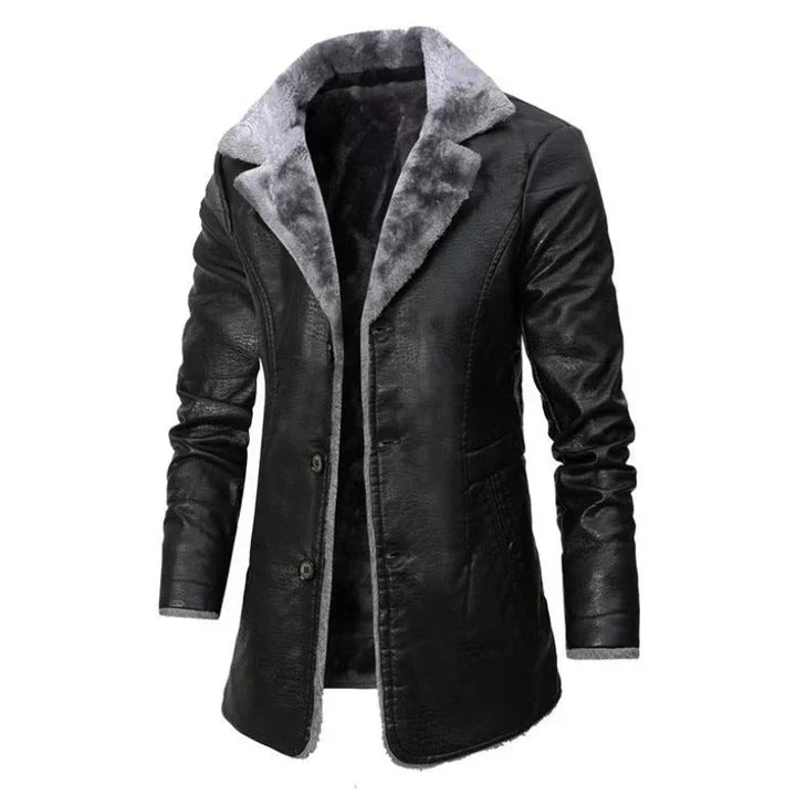 Cappotto Corto da Uomo con Colletto in Sherpa
