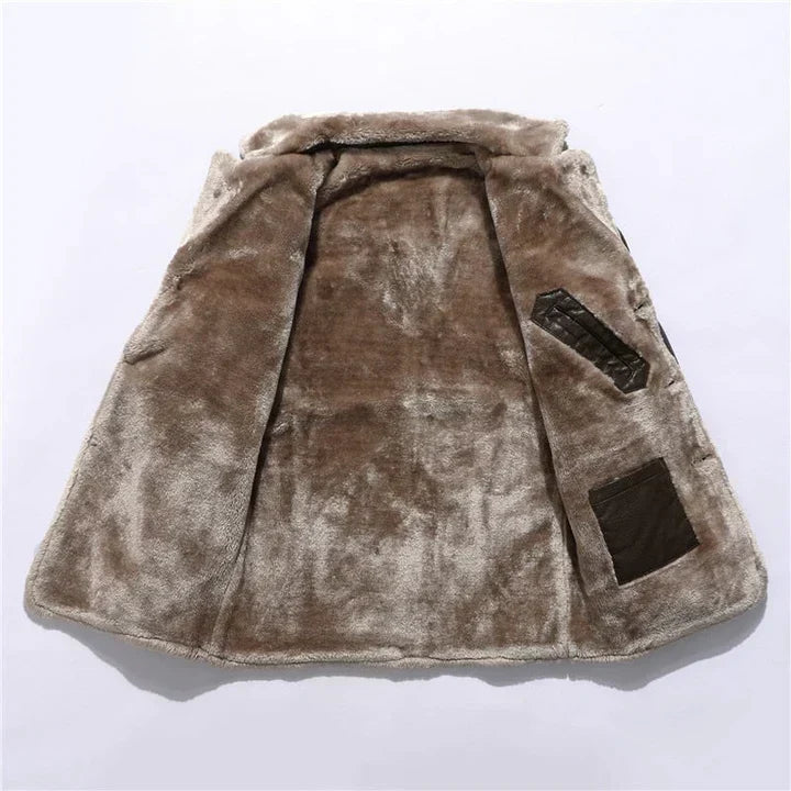 Cappotto Corto da Uomo con Colletto in Sherpa