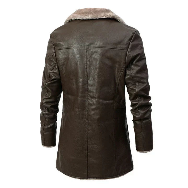 Cappotto Corto da Uomo con Colletto in Sherpa
