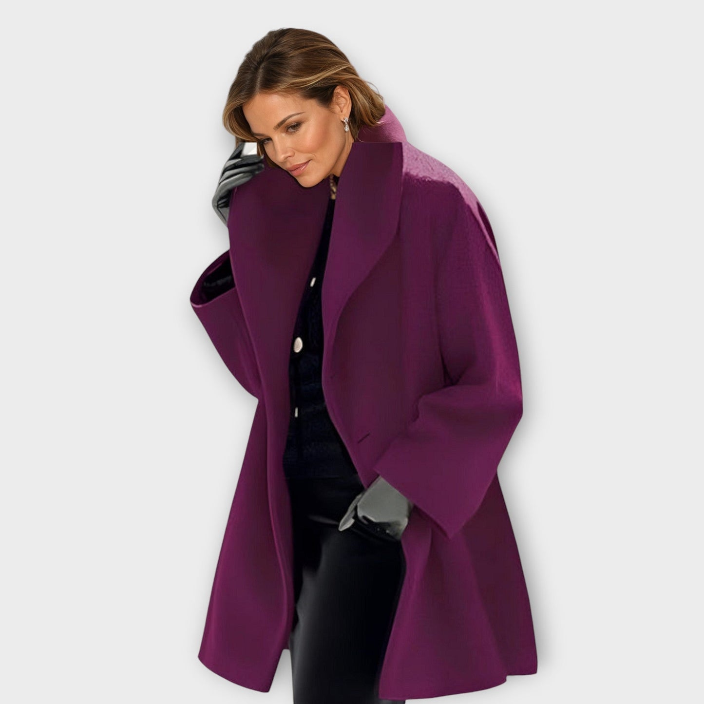 Cappotto da Donna in Lana Antivento dal Design Elegante