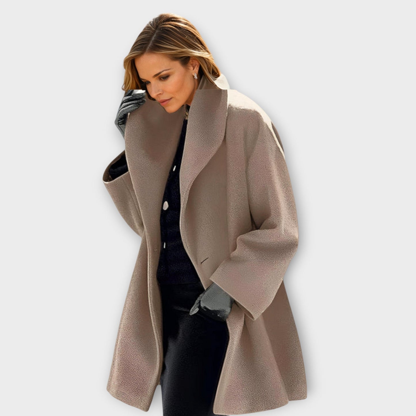 Cappotto da Donna in Lana Antivento dal Design Elegante