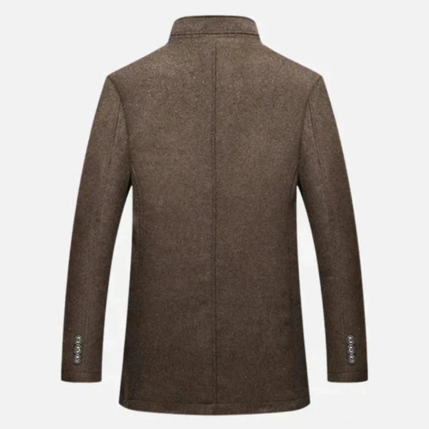 Cappotto da uomo con collo alla coreana