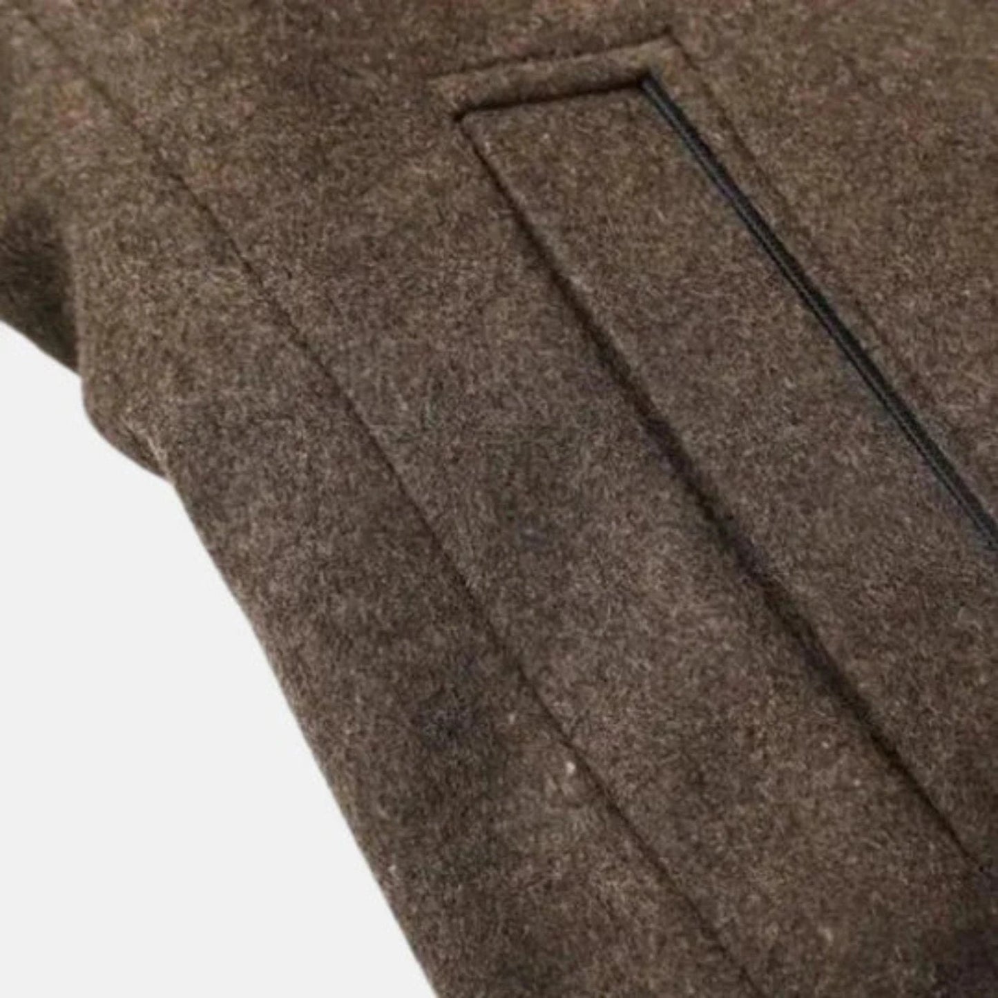 Cappotto da uomo con collo alla coreana