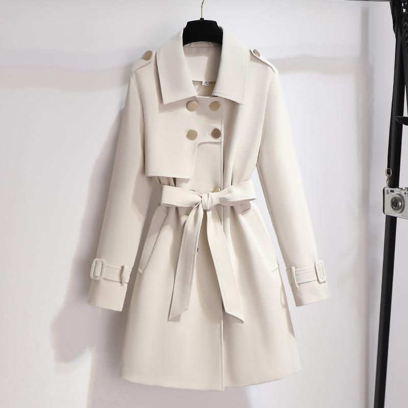 Cappotto Doppio Petto da Donna con Cintura