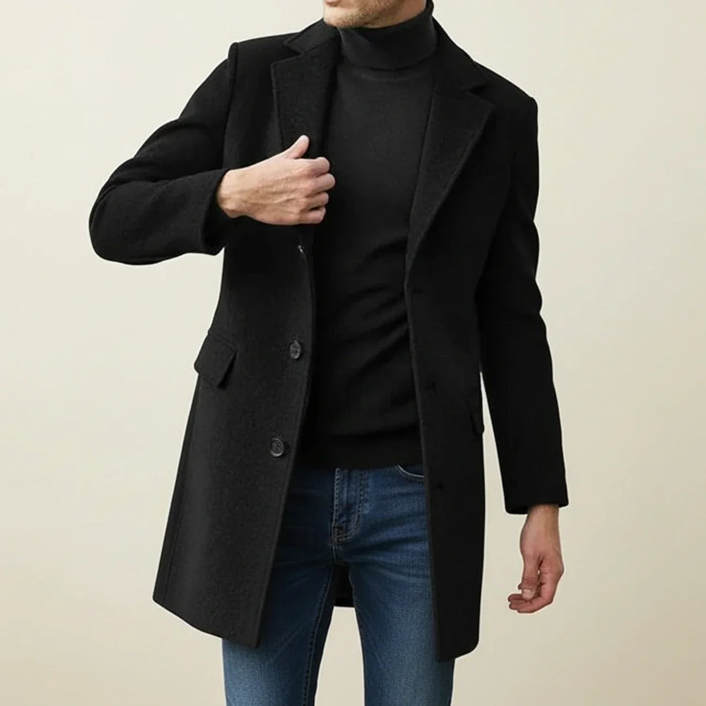Cappotto Lungo Classico Invernale da Uomo