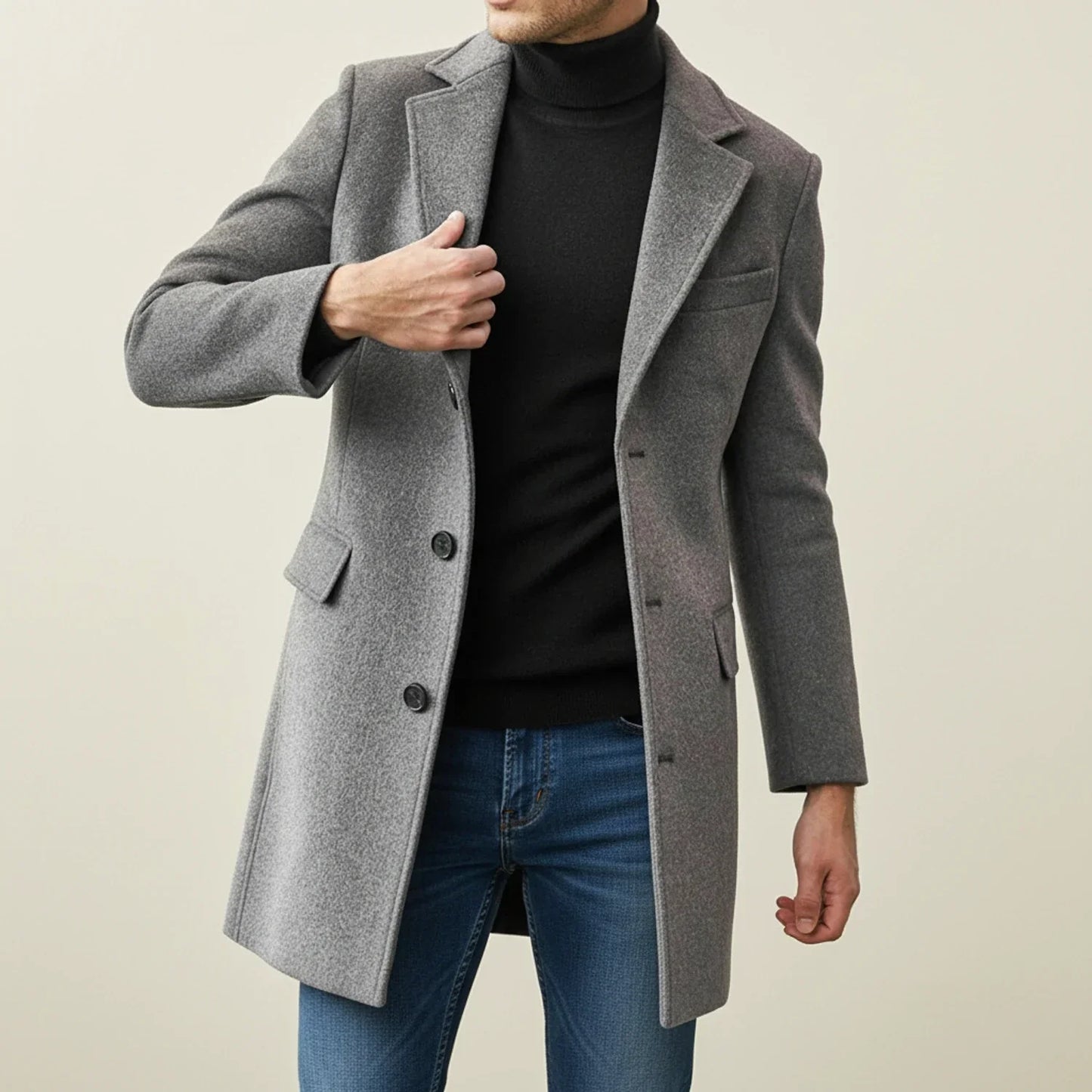 Cappotto Lungo Classico Invernale da Uomo