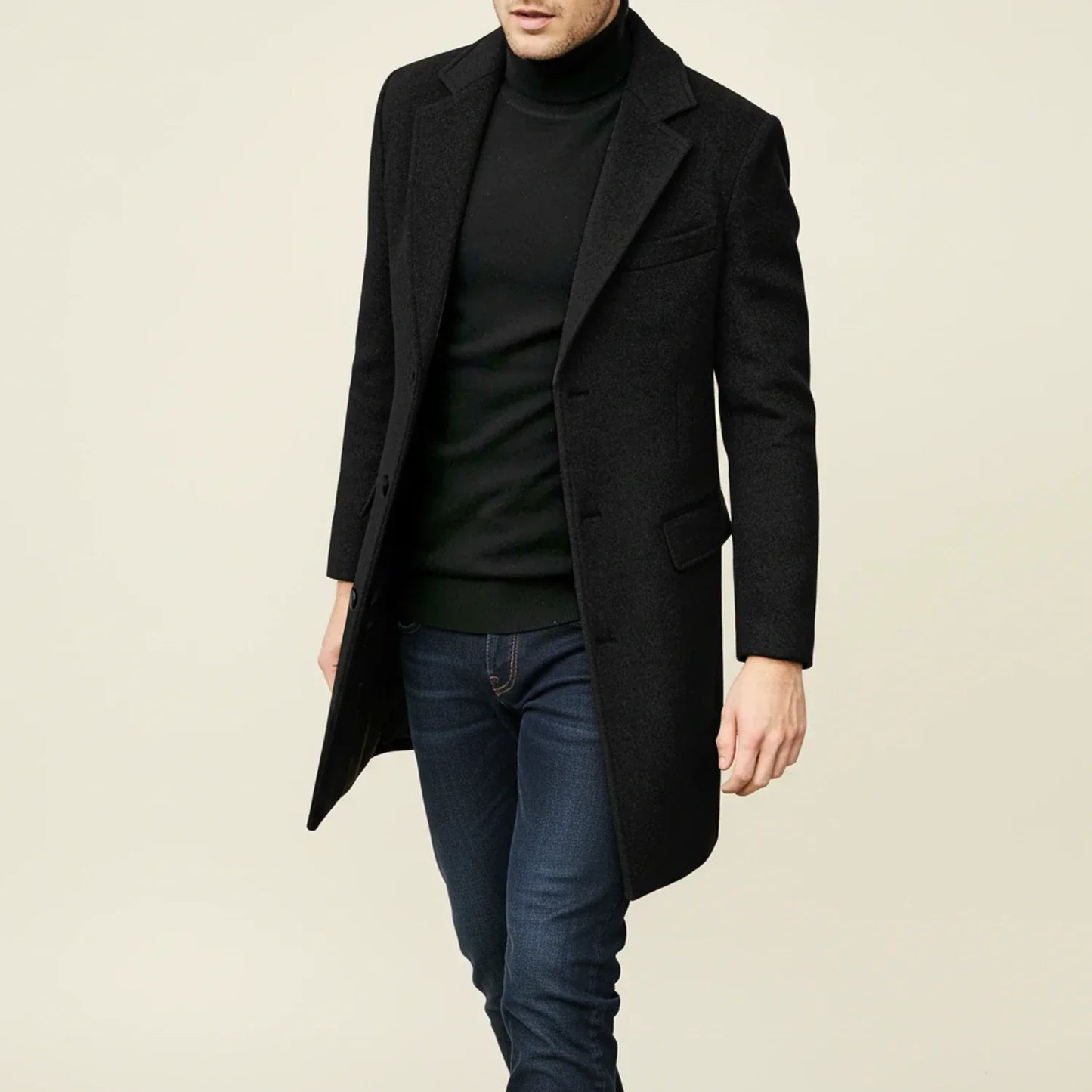 Cappotto Lungo Classico Invernale da Uomo