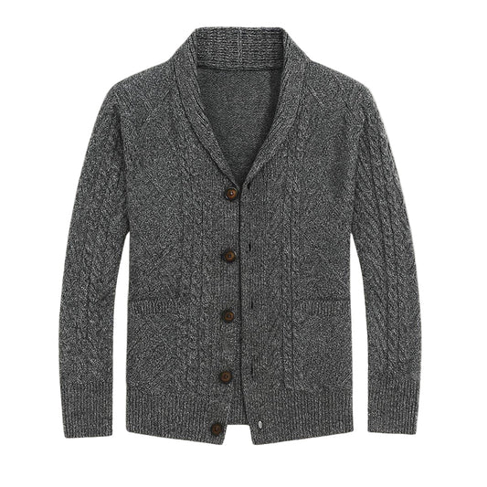 Cardigan da Uomo Vestibilità Comoda