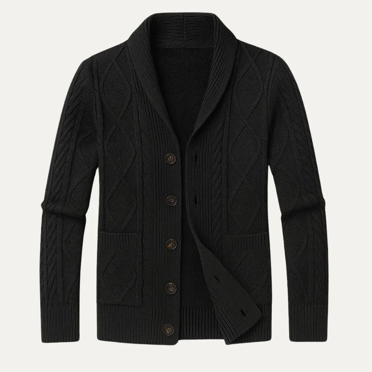 Cardigan da Uomo Vestibilità Comoda