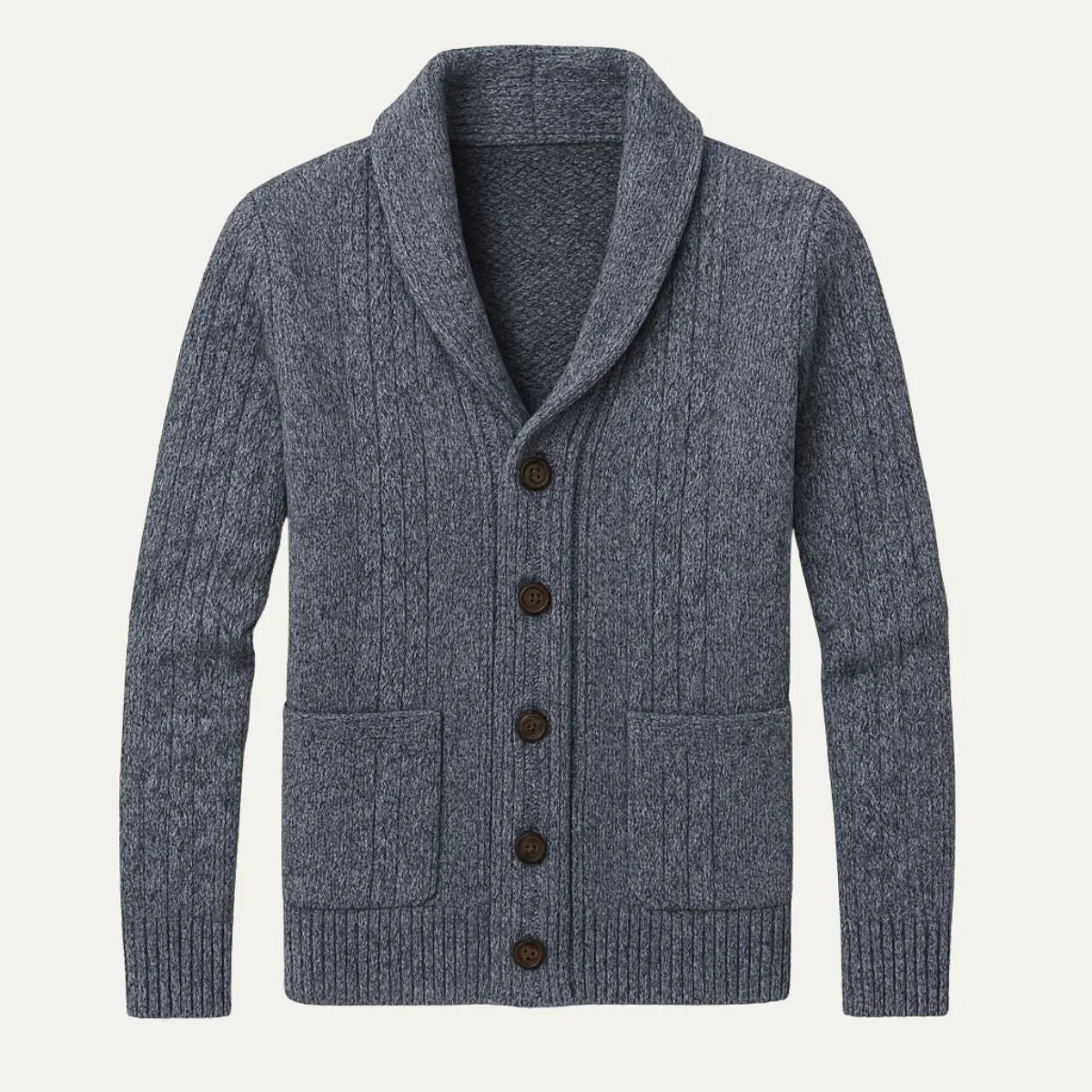 Cardigan da Uomo Vestibilità Comoda