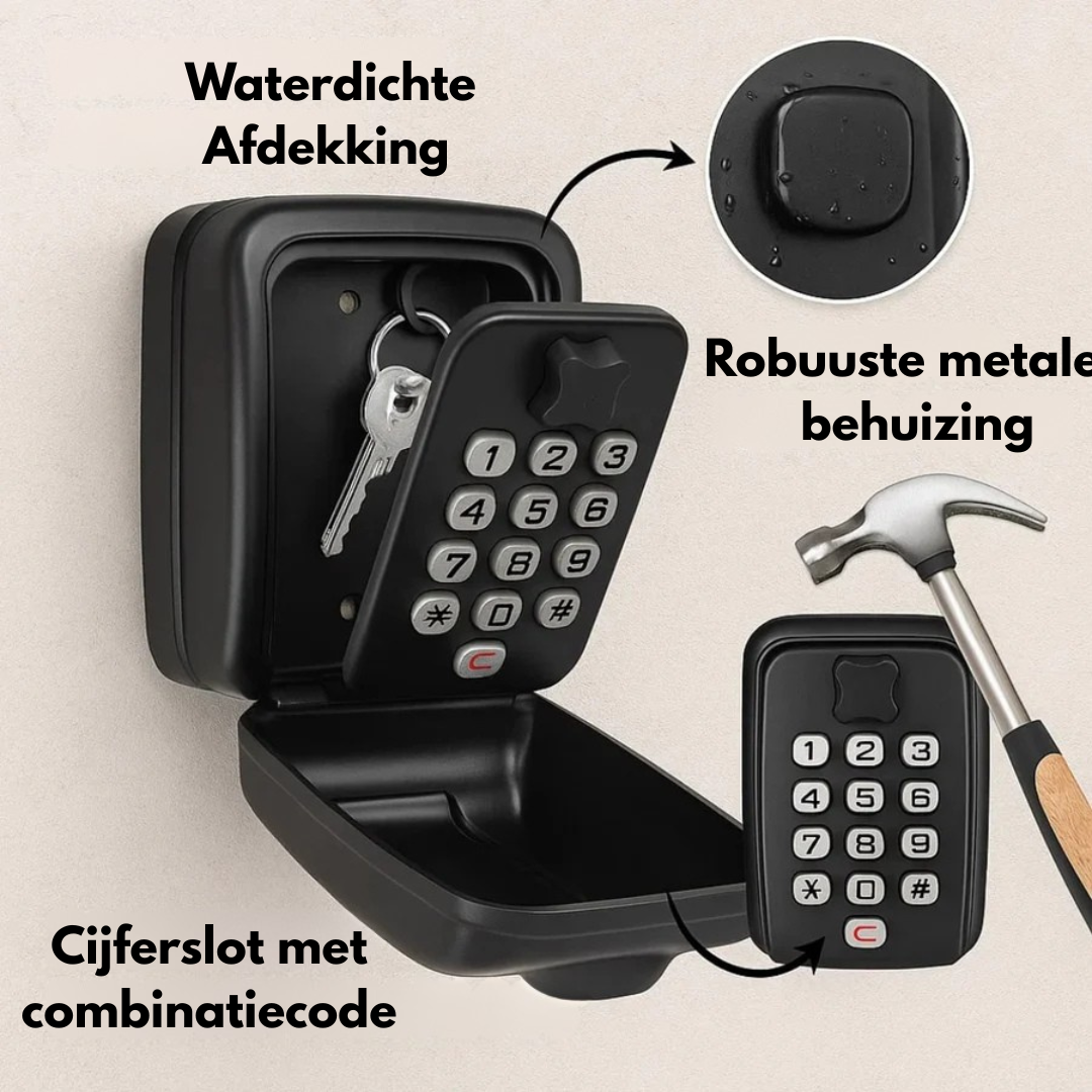 Cassaforte per Chiavi – Per Custodire le Chiavi in Sicurezza con Lucchetto a Combinazione