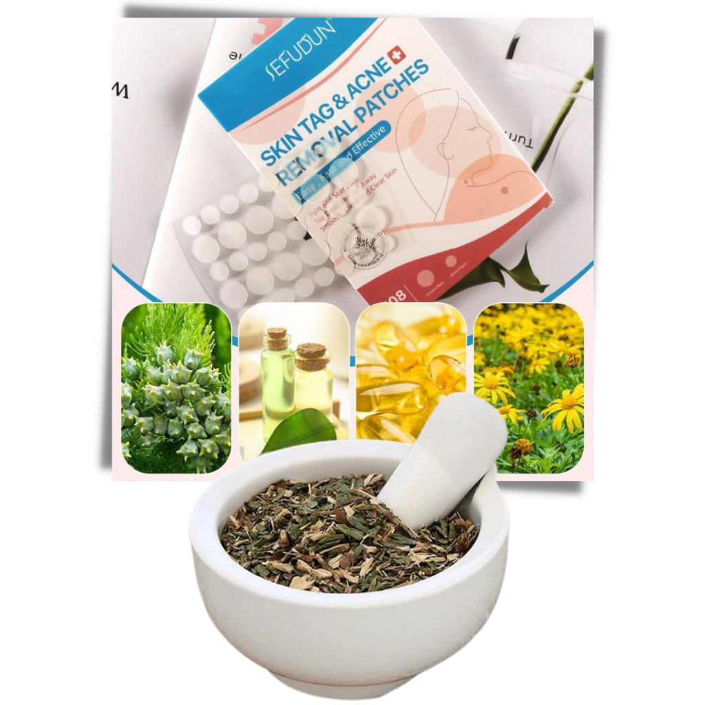 Cerotti per la pelle - Rimuovono fibromi penduli e porri in modo naturale!
