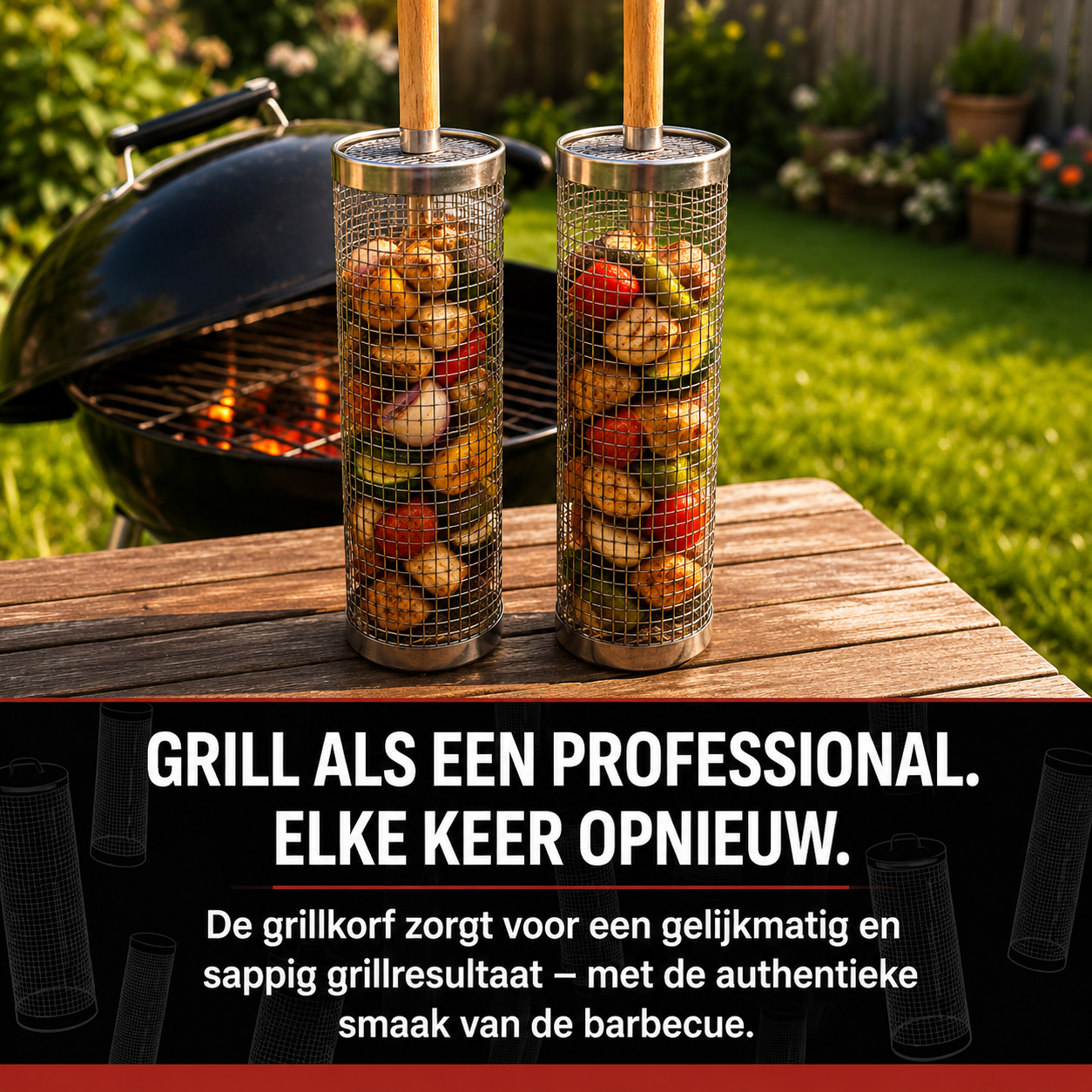 Cestello per barbecue girevole