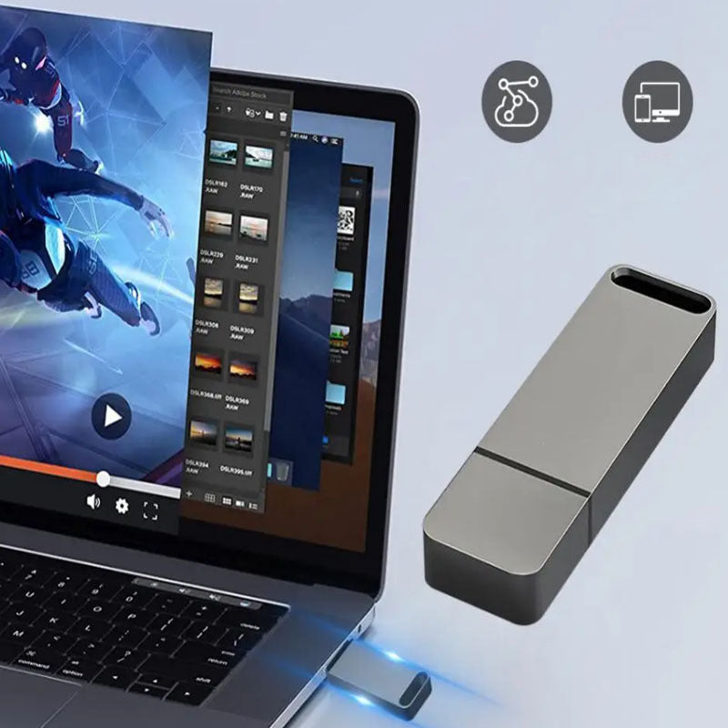 Chiavetta USB da 4 TB in metallo ad alta capacità potenziata