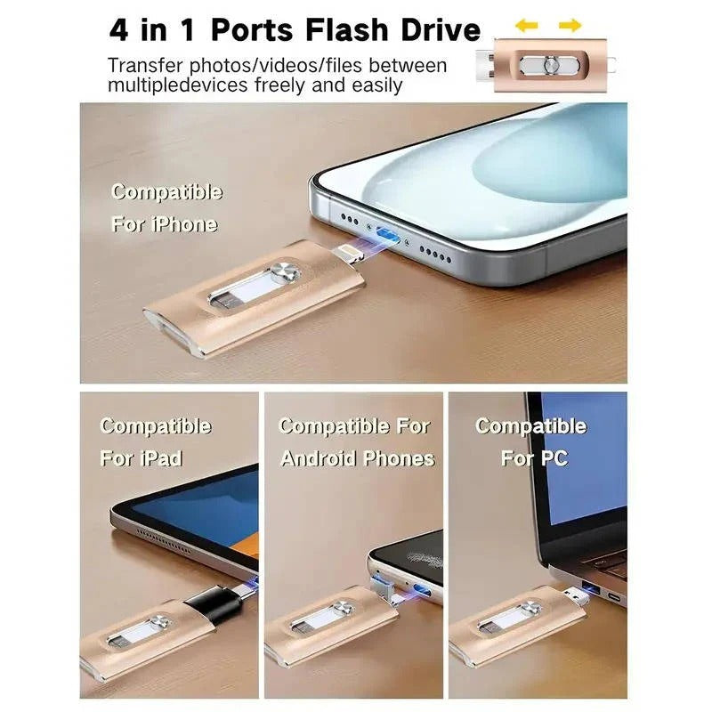Chiavetta USB per il backup delle foto del telefono con supporto multidispositivo