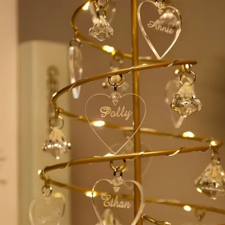 Ciondoli natalizi personalizzati per albero – Albero genealogico