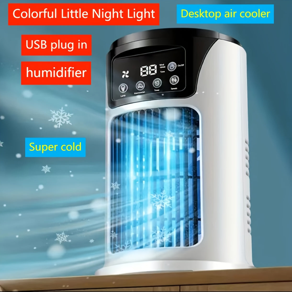 Climatizzatore Portatile e Umidificatore d'Aria