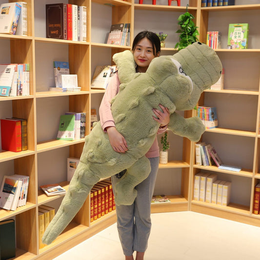 Coccodrillo di peluche gigante