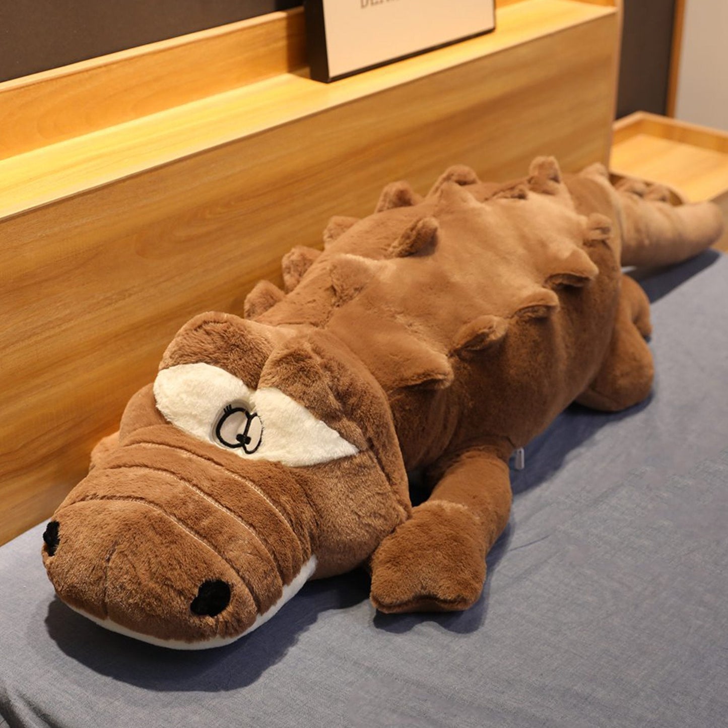 Coccodrillo di peluche gigante