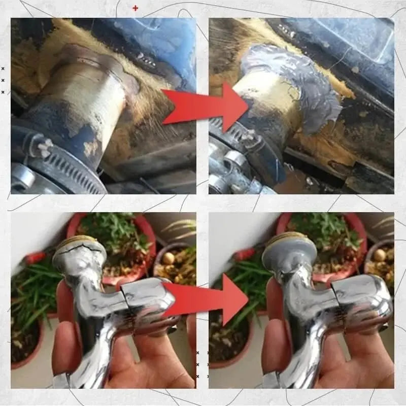 Colla per riparazione metalli per riparazioni permanenti