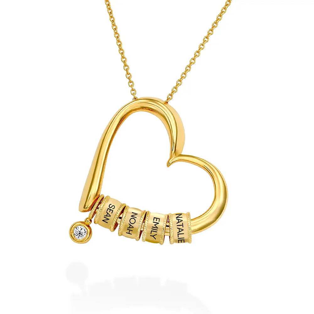 Collana di famiglia personalizzata con nomi incisi
