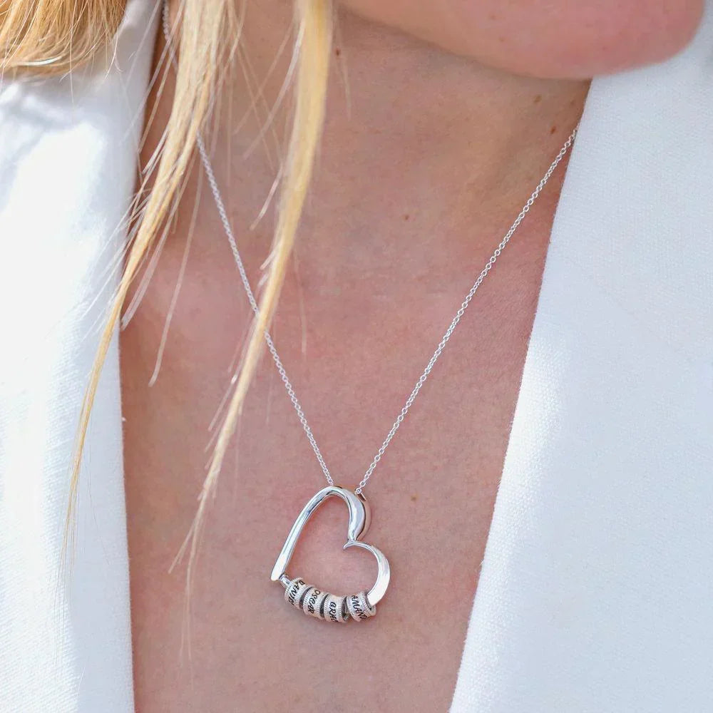 Collana di famiglia personalizzata con nomi incisi