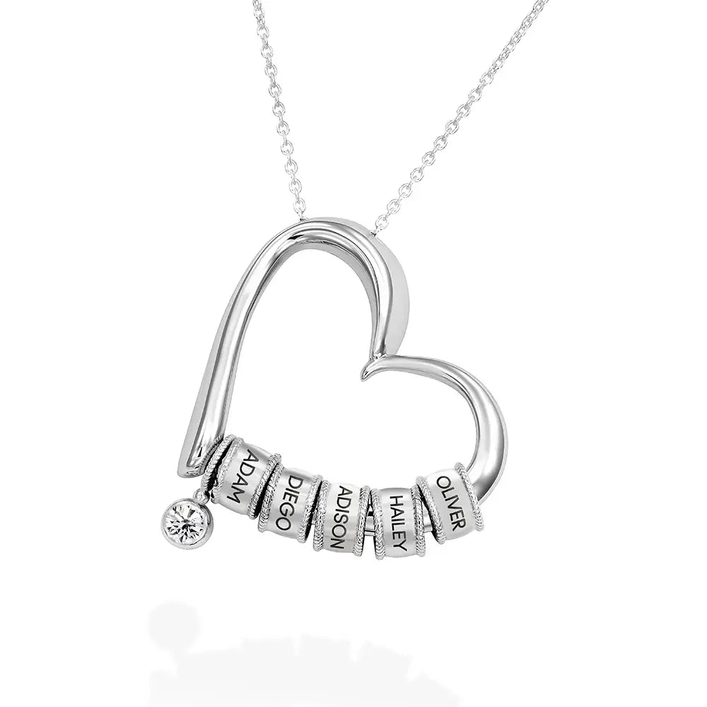 Collana di famiglia personalizzata con nomi incisi