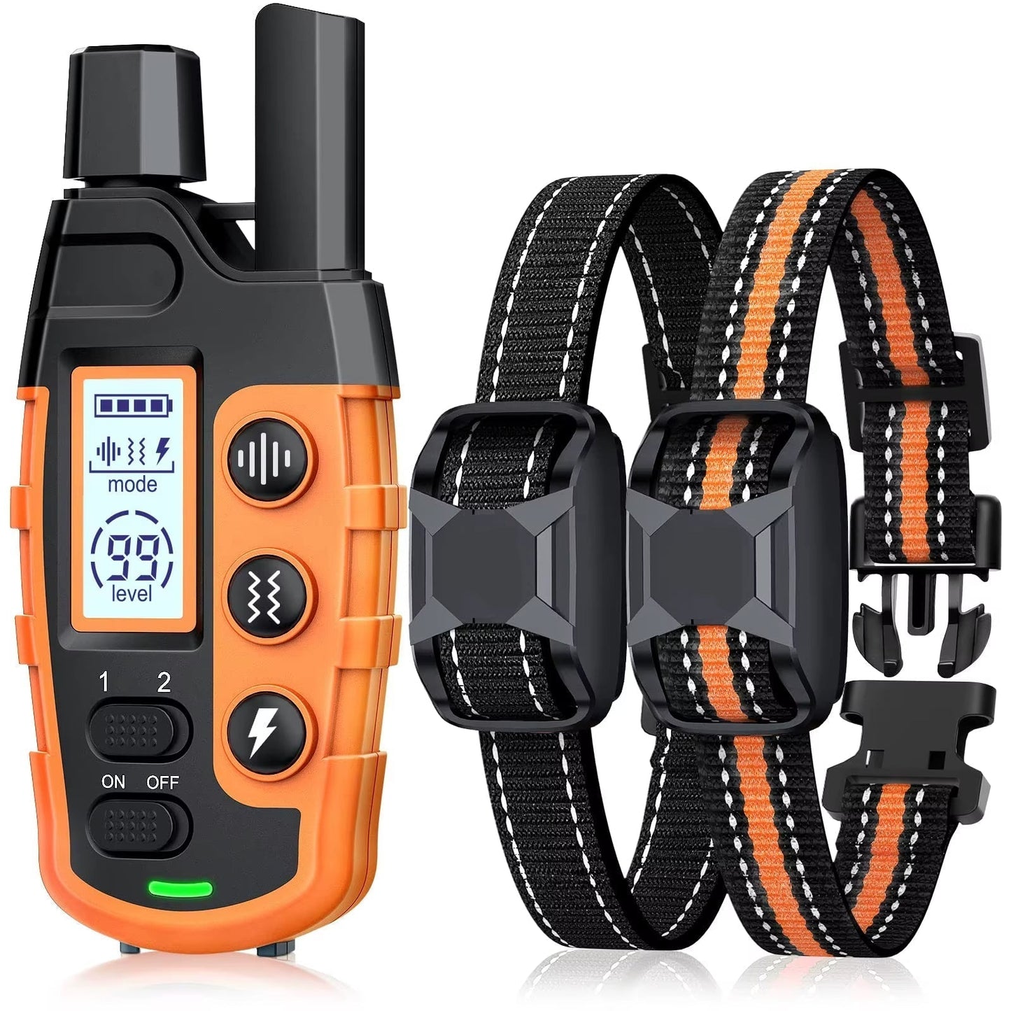 Collare elettrico per addestramento cani – portata di 1000 m