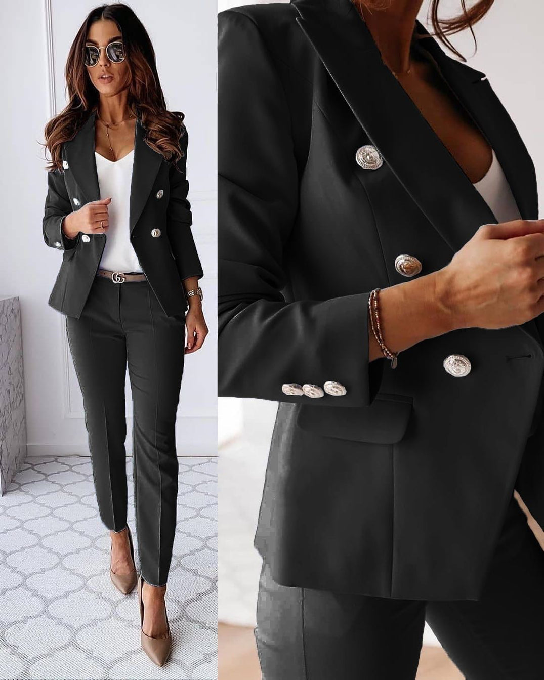 Completo da Donna - Blazer e Pantaloni Eleganti Aderenti